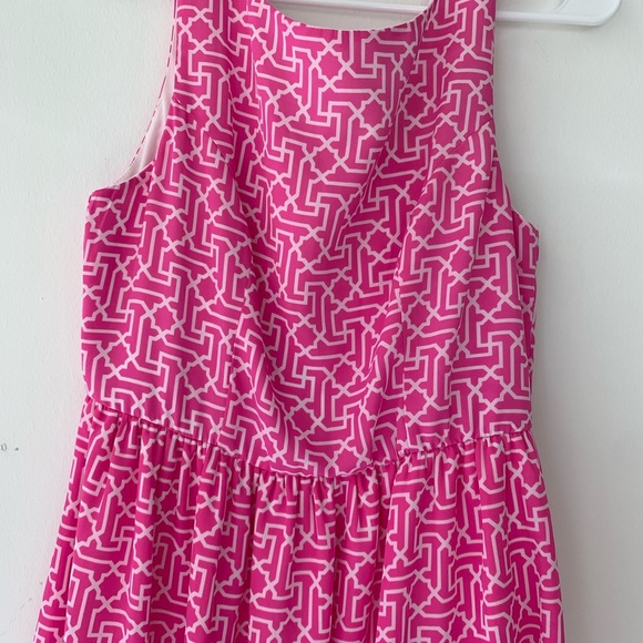 EVERLY Fit & Flare Sleeveless Mini Dress Pink Medium - Picture 3 of 10